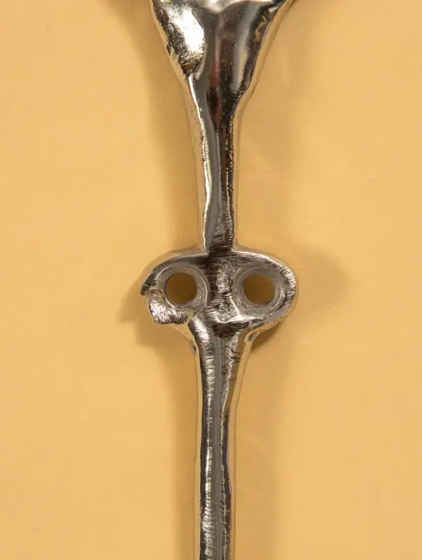 Крючок настенный Крючок настенный "Весёлый Роджер" 23х14х5 см, алюминий, цв. серебро