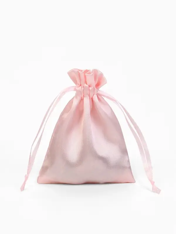 Набор подарочных атласных мешочков 50 шт., 8*10см, цвет светло-розовый (9911259) Набор подарочных атласных мешочков 50 шт., 8*10см, цвет светло-розовый (9911259)