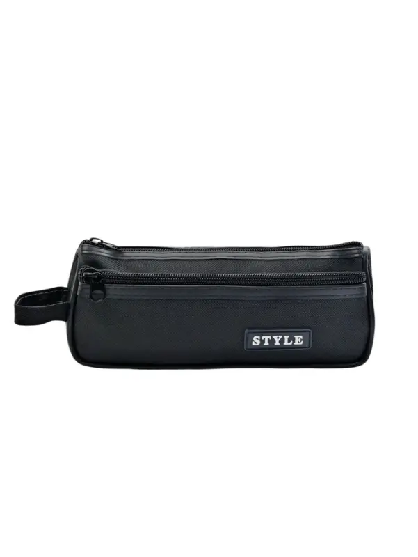 Пенал школьный на молнии Calligrata &laquo;Классика&raquo;, 2 отделения, МИКС