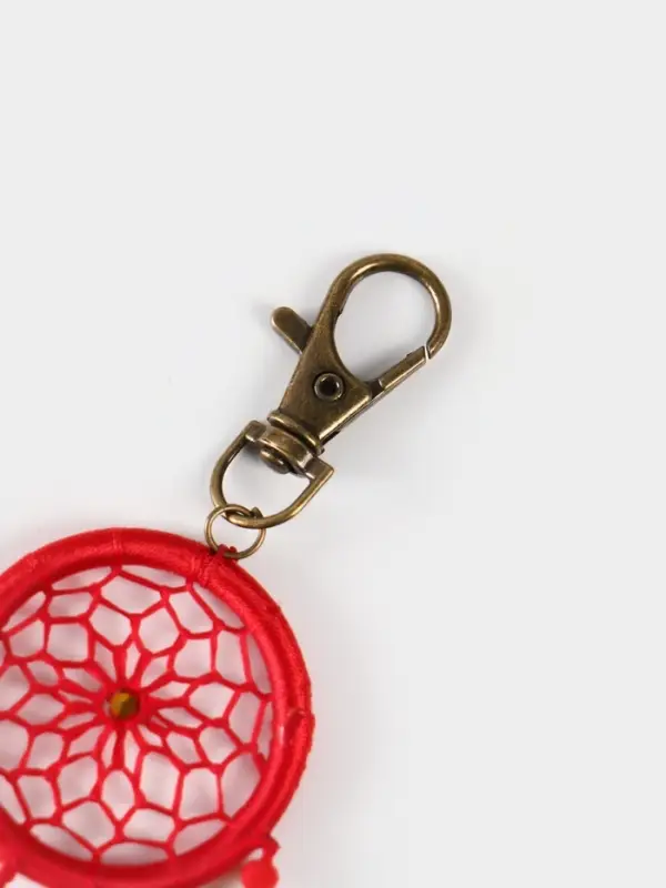 Брелок ловец снов, 17 см, красный Брелок ловец снов, 17 см, красный