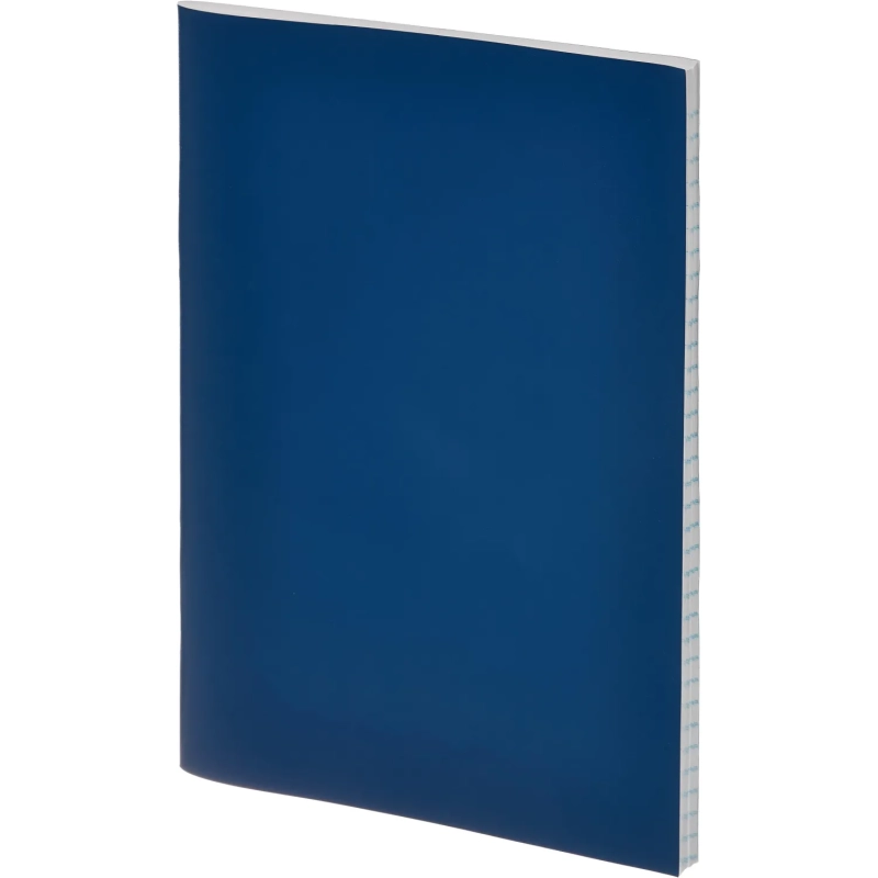 Тетрадь общая Attache 96л,лин,А4,скреп,обл.бумвин,цвет синий