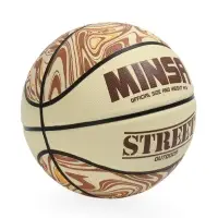 Мяч баскетбольный MINSA Street, клееный, 8 панелей, р. 5, PVC, бутиловая камера