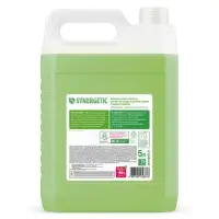 Средство для мытья посуды Synergetic, антибактериальный гель, биоразлагаемый, яблоко, 5 л