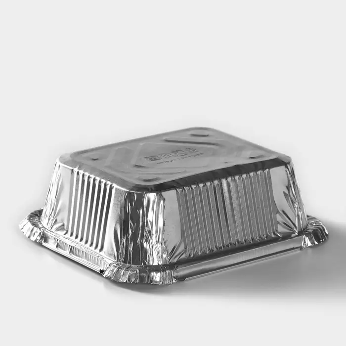 Форма из фольги для выпечки и запекания Доляна, 430 мл, 14×11,5×4,5 см Форма из фольги для выпечки и запекания Доляна, 430 мл, 14×11,5×4,5 см