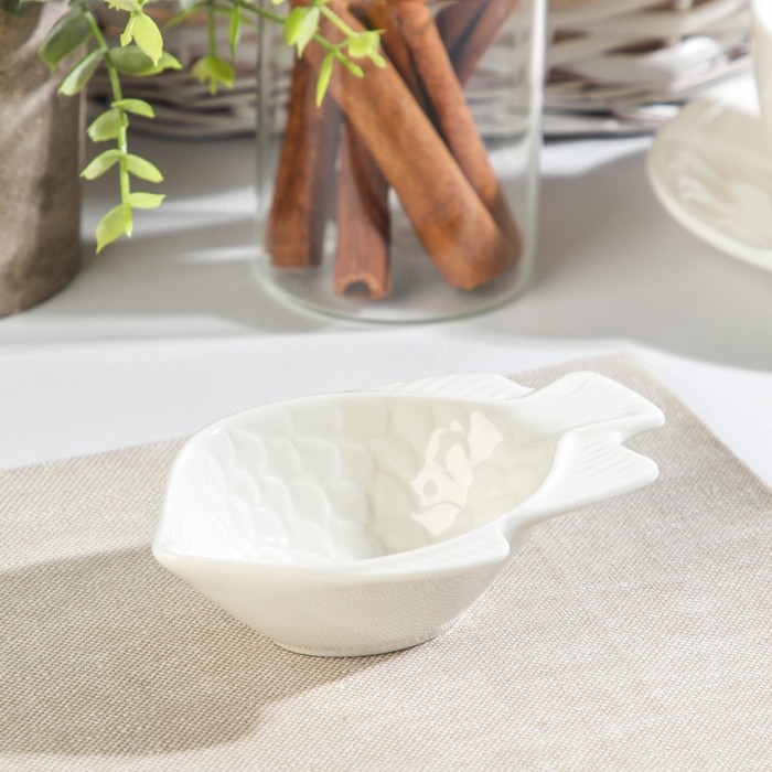 Соусник керамический «Рыбка», 12×7,5 см Соусник керамический «Рыбка», 12×7,5 см