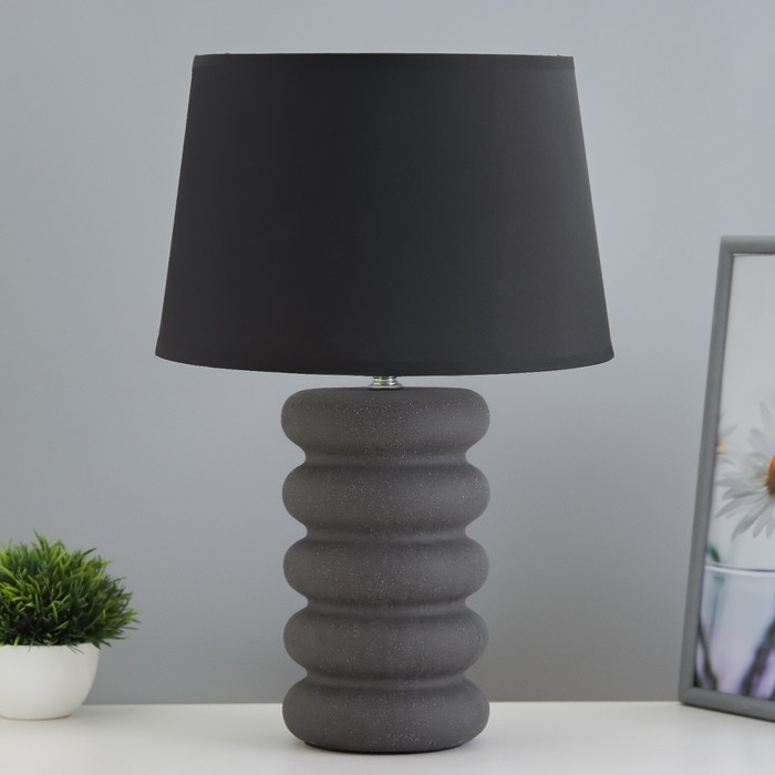 Настольная лампа Настольная лампа "Беатриса" Е27 40Вт графитовыйй 30х30х41,5см RISALUX