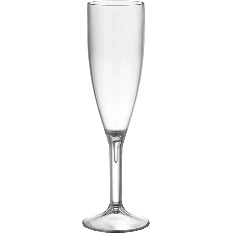 Бокал&nbsp;флюте&nbsp;180мл.d=55&nbsp;мм.h=220&nbsp;мм.поликарб.,прозрачн. Классик&nbsp;&nbsp;(77172)