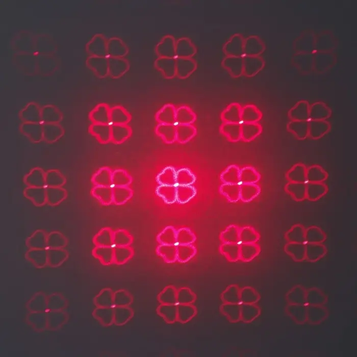 Лазерная указка с насадками: 12 + 1, от USB, 10&times;14.5 см