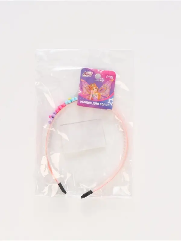 Ободок для волос «Цветы» розовый, Винкс