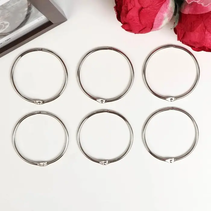 Кольцо для творчества (для фотоальбомов) Кольцо для творчества (для фотоальбомов) "Серебро" внутр. d= 5,5 см внешн. d=6 см