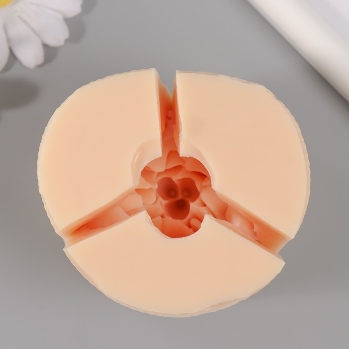 Молд силиконовый Молд силиконовый "Пион мадагаскар" d=6 cм, высота 4,5 см МИКС