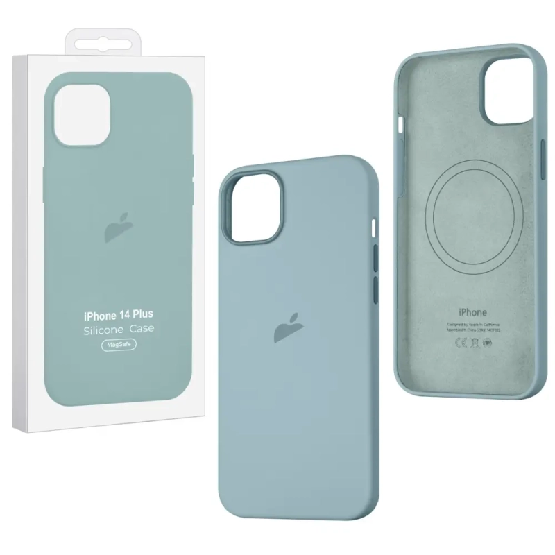 Чехол iPh 14 Plus Silicon Case 100% ORG Succulent Чехол iPh 14 Plus Silicon Case 100% ORG Succulent