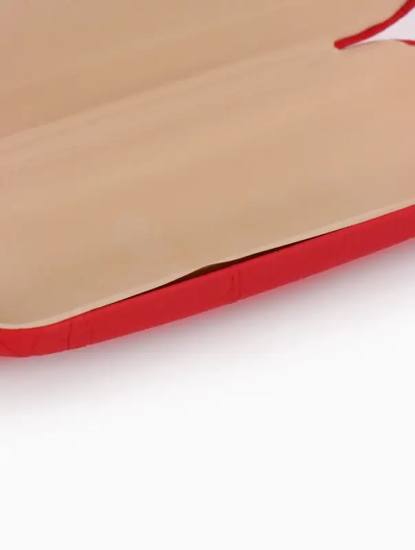 Футляр для очков на хлопушке, размер 16&times;5.8&times;3 см, красный