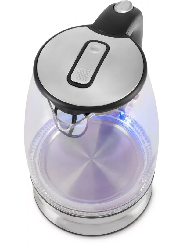 Чайник HYK-G8800 1,7л 2200Вт серебристый (стекло)