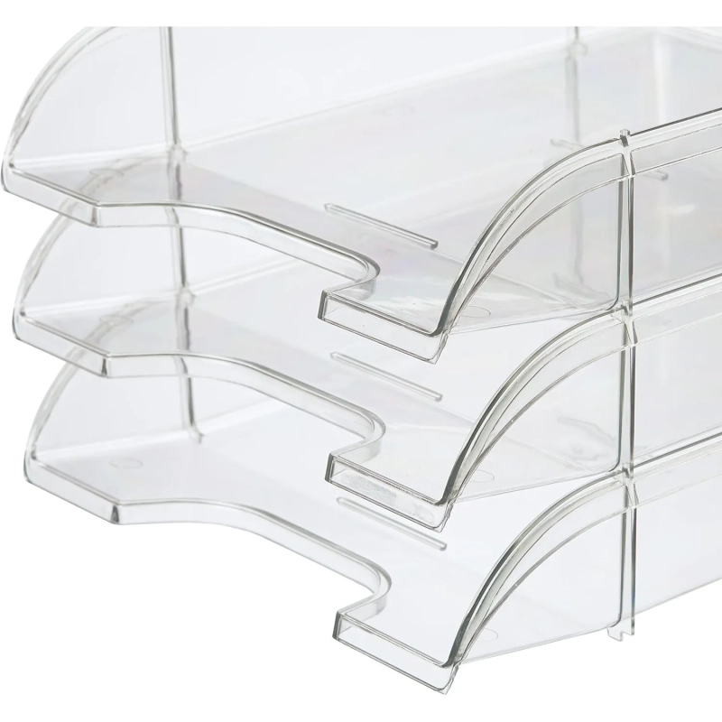 Лоток горизонтальный Attache Office горизонтальный прозрачный