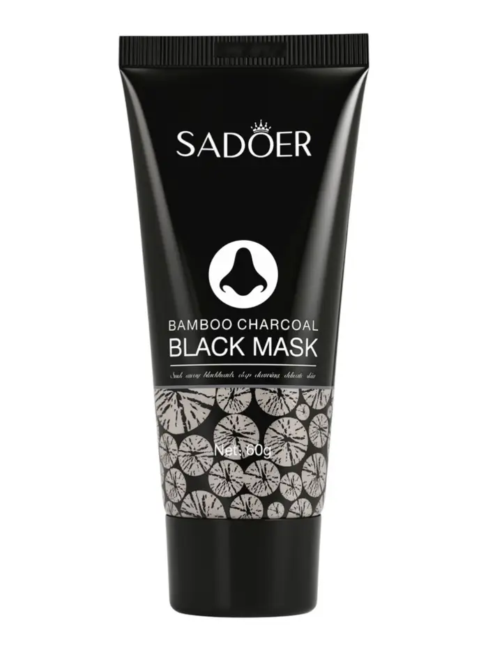 Маска для носа с бамбуковым углем против черных точек, 60 г