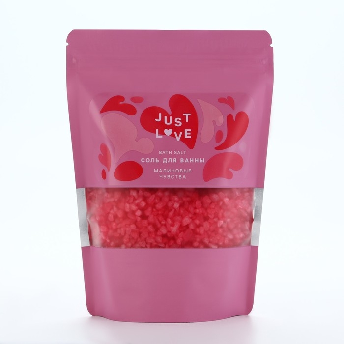 Cоль для ванны, 330 г, аромат малиновых чувств, ЧИСТОЕ СЧАСТЬЕ Cоль для ванны, 330 г, аромат малиновых чувств, ЧИСТОЕ СЧАСТЬЕ
