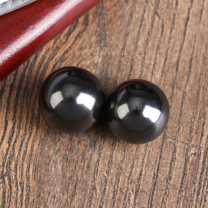 Магнитные шары чёрные набор 2 шт d=2 см Магнитные шары чёрные набор 2 шт d=2 см