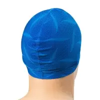 Шапочка для плавания мужская ONLYTOP Swim, тканевая, обхват 54-60 см