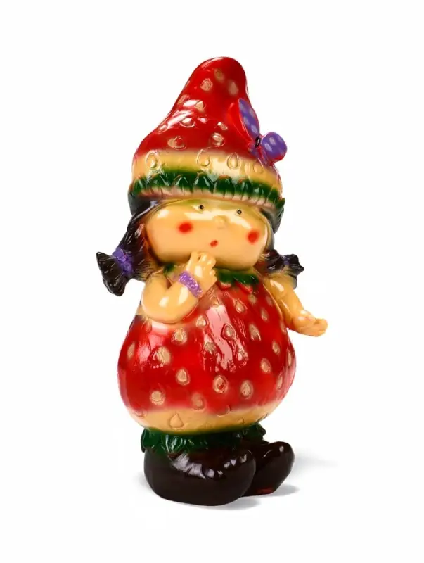 Садовая фигура из гипса &laquo;Девочка - клубничка&raquo;, 11&times;15&times;31 см