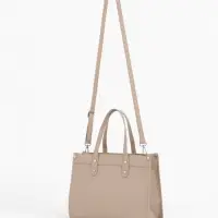 Сумка женская тоут TEXTURA на молнии, с кошельком, 30&times;10&times;24 см, бежевый