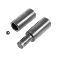 Петля гаражная ТУНДРА с шаром, 24&times;105 мм, набор 6 шт.