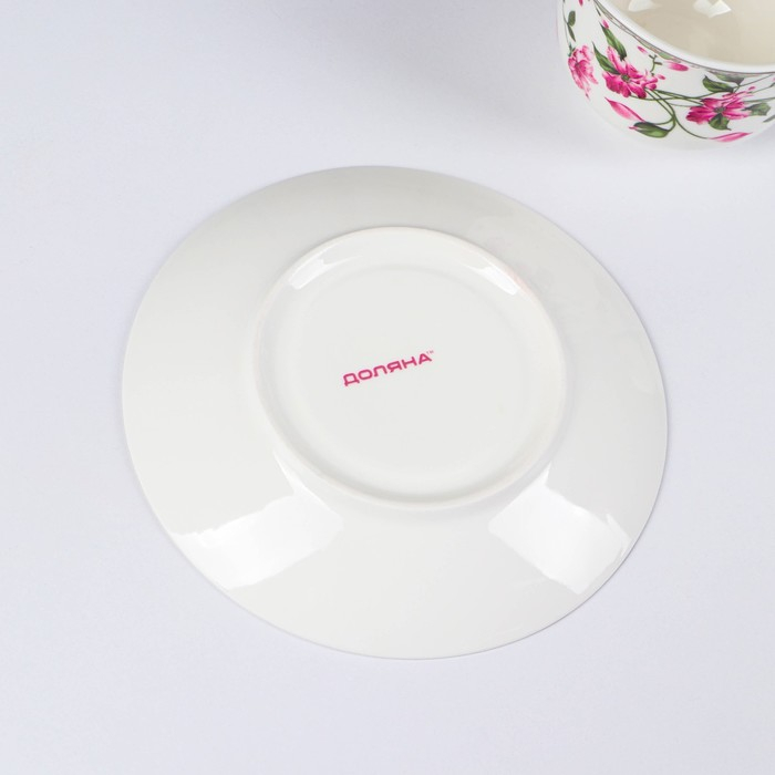 Сервиз фарфоровый чайный Доляна «Бланко», 12 предметов: 6 чашек 220 мл, 6 блюдец d=14 см Сервиз фарфоровый чайный Доляна «Бланко», 12 предметов: 6 чашек 220 мл, 6 блюдец d=14 см