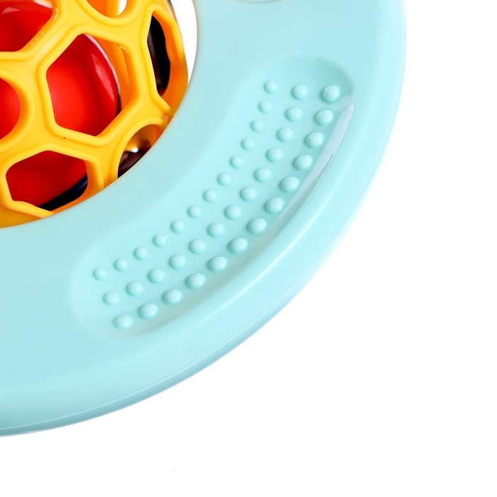 Погремушка детская «Шарик», с прорезывателем для зубов, МИКС Погремушка детская «Шарик», с прорезывателем для зубов, МИКС