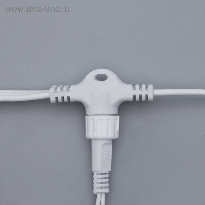 Гирлянда «Занавес» 2 × 3 м, IP65, УМС, белая нить, 760 LED, свечение белое, 220 В