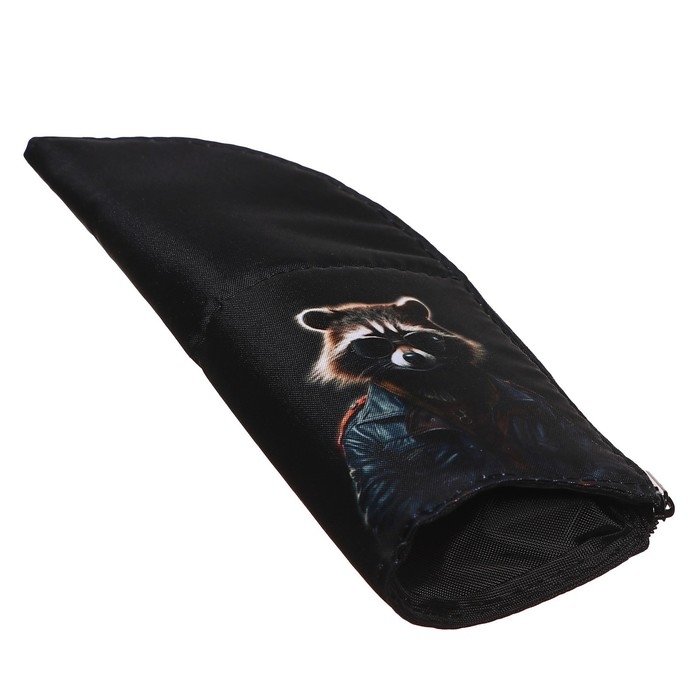 Пенал тубус-подставка, 85 х 210 х 65 мм, мягкий, тканевый, Calligrata, ПМО 12-20 Пенал тубус-подставка, 85 х 210 х 65 мм, мягкий, тканевый, Calligrata, ПМО 12-20 "Енот"