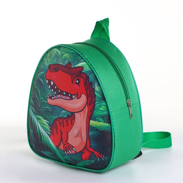 Рюкзак детский на молнии «Выбражулька», цвет зелёный Рюкзак детский на молнии «Выбражулька», цвет зелёный