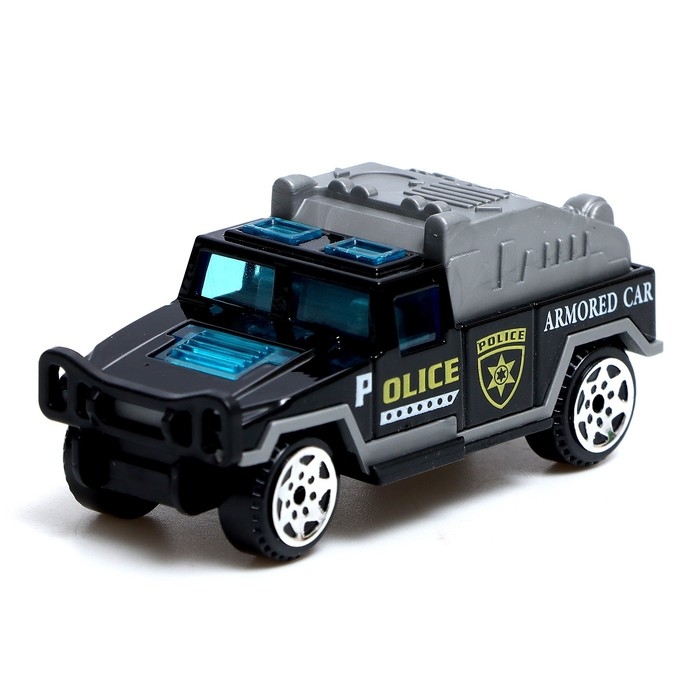 Набор металлических машин «Полиция», 6 штук, масштаб 1:64 Набор металлических машин «Полиция», 6 штук, масштаб 1:64