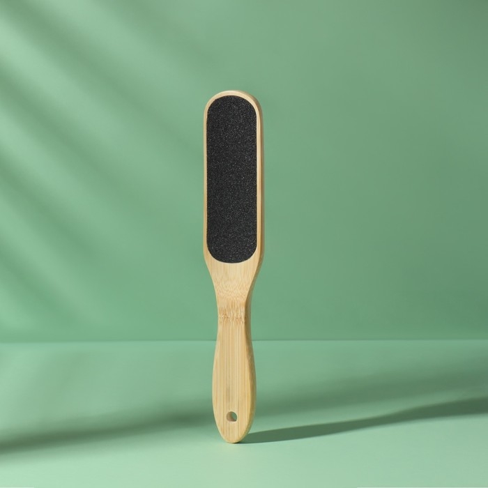 Пилка для ног «BAMBOO», наждачная, двусторонняя, 23 см, бамбуковая Пилка для ног «BAMBOO», наждачная, двусторонняя, 23 см, бамбуковая