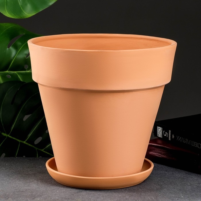 Горшок цветочный h23, d23, 5л, терракот Горшок цветочный h23, d23, 5л, терракот
