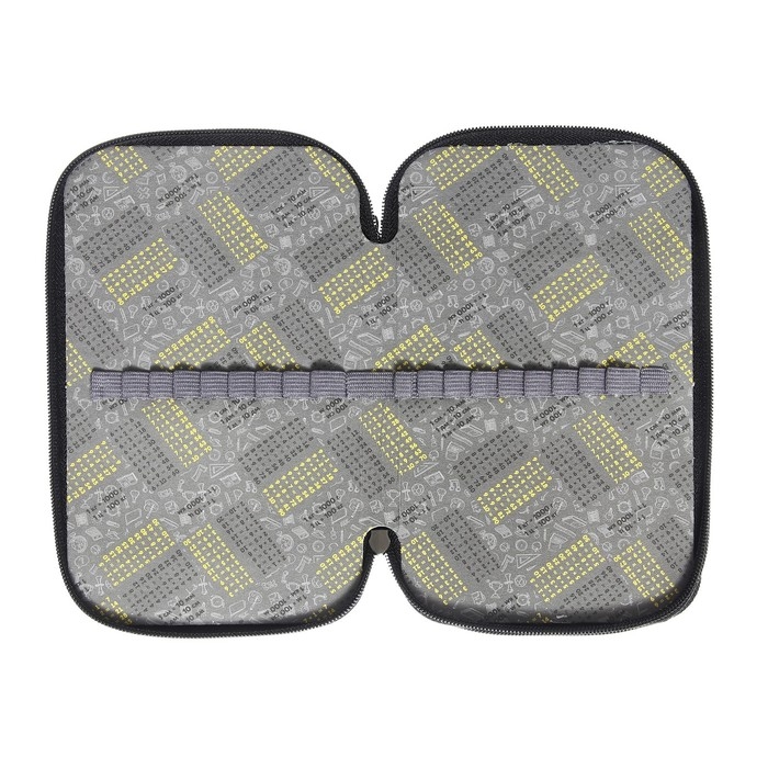 Пенал 3 секции, 125 х 205 х 55 мм, Calligrata 30П26/3 Пенал 3 секции, 125 х 205 х 55 мм, Calligrata 30П26/3 "School", ламинированный картон