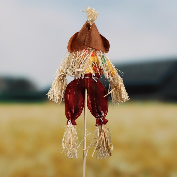 Огородное пугало «Тыква», h = 50 см, МИКС, Greengo