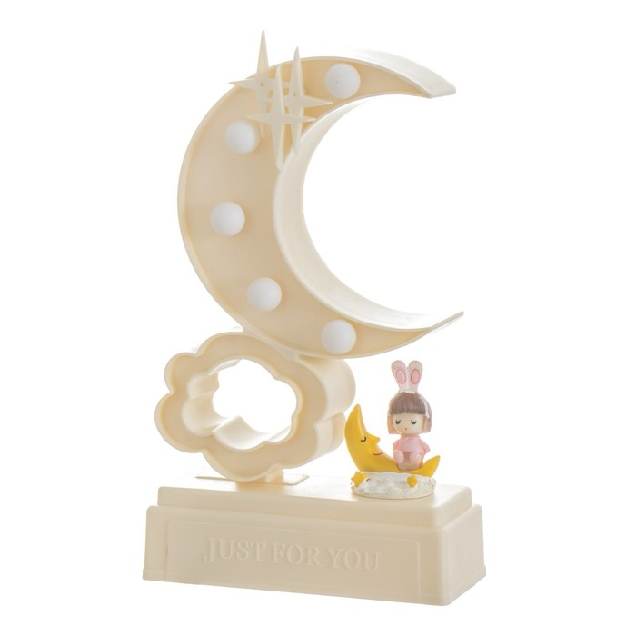 Ночник Ночник "Ночка" 5хLED 4000К 2хАА слоновая кость 20х12х5,5см RISALUX