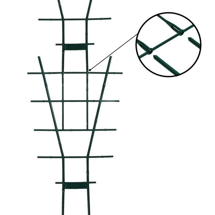 Шпалера, 48 × 29 × 0.5 см, пластик, зелёная, Greengo Шпалера, 48 × 29 × 0.5 см, пластик, зелёная, Greengo