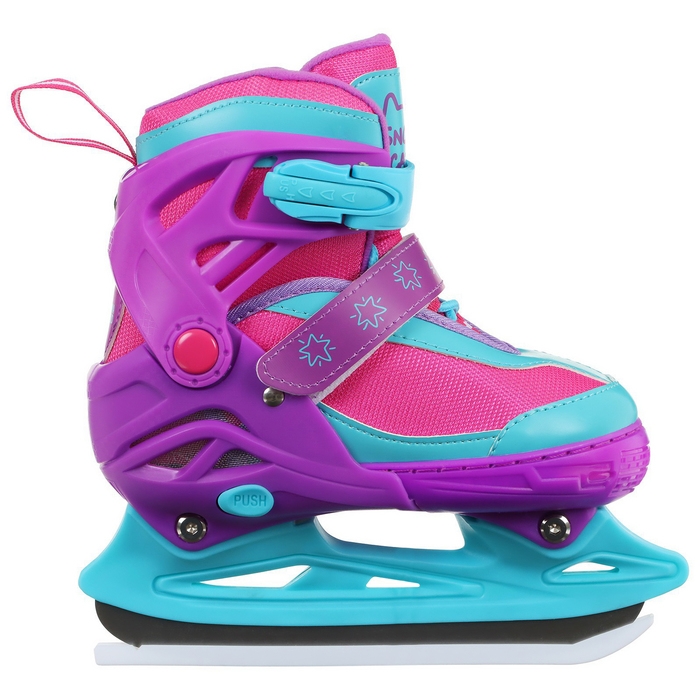 Коньки детские раздвижные Snow Cat, с роликовой платформой, р. 30-33