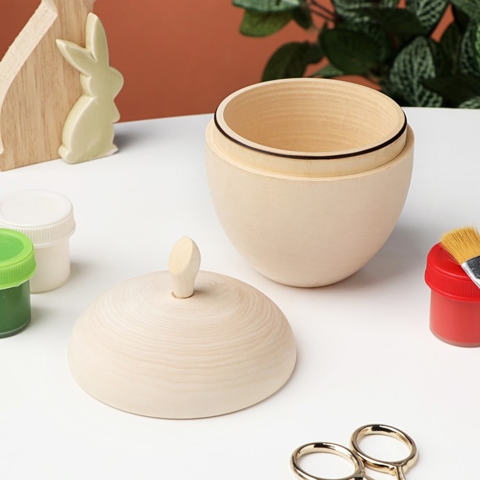 Заготовка для творчества Шкатулка Заготовка для творчества Шкатулка "Желудь", 9 см