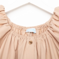 Платье для девочки KAFTAN "Cute", размер 34 (122-128), цвет бежевый