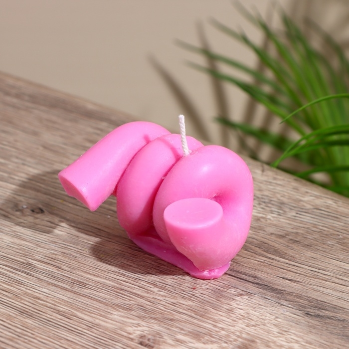 Свеча  Свеча "Пружинка" 7,5х4х4 см, соевый воск МИКС