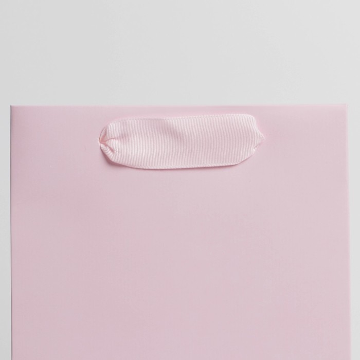 Пакет подарочный под бутылку, упаковка, «Розовый», 13 x 35 x 10 см Пакет подарочный под бутылку, упаковка, «Розовый», 13 x 35 x 10 см