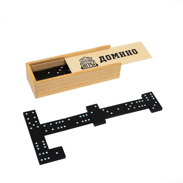 Домино  Домино "Классическое", 28 шт, 15 х 5 х 3 см, костяшка 4 х 2 см