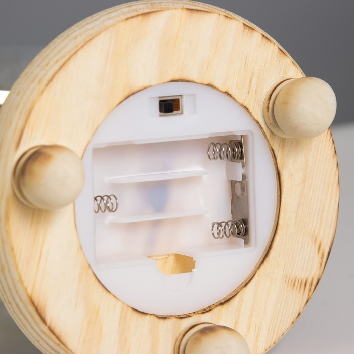 Ночник колба Ночник колба "Роза в букете" LED 3ААА 10х10х20 см RISALUX