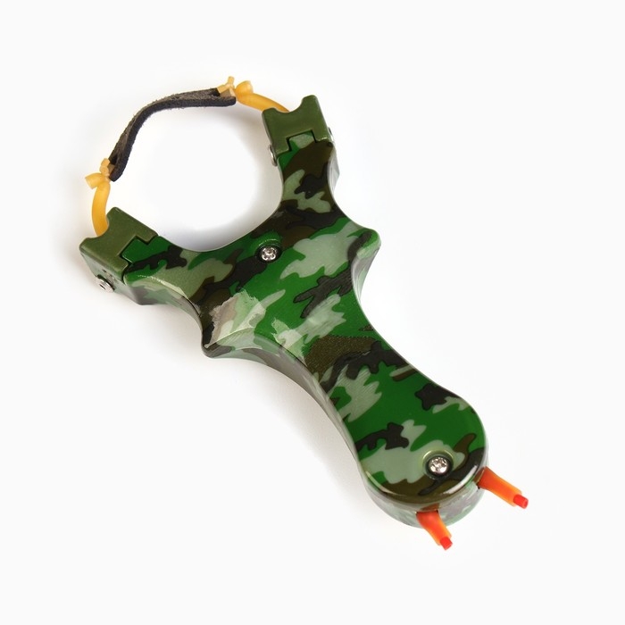 Рогатка спортивная Рогатка спортивная "Камуфляж" со жгутом для стрельбы стрелами, пластик, 15 см