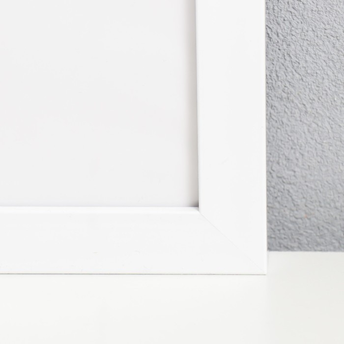 Фоторамка пластик "МИРАМ" 42х59,4 см, (А2) 641861 белый (пластиковый экран)