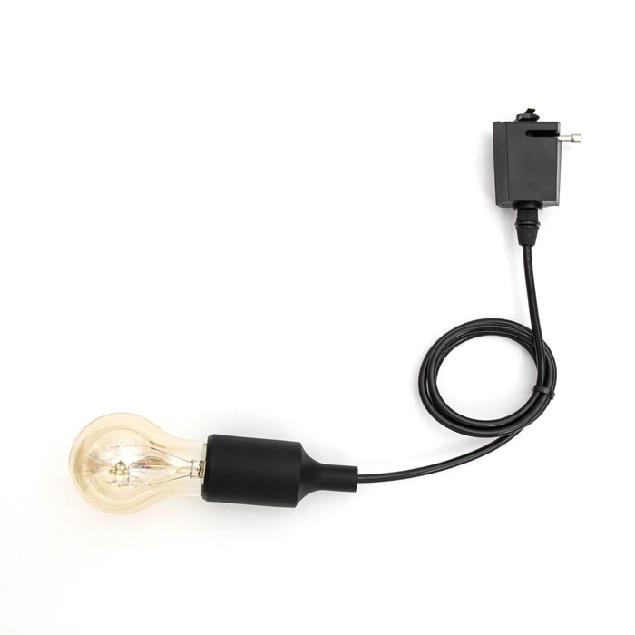 Светильник трековый Светильник трековый "Подвес" Е27 40Вт черный 6х3,5х100см