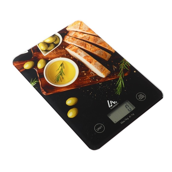 Весы кухонные Luazon LVK-701  Весы кухонные Luazon LVK-701 "Италия", электронные, до 7 кг
