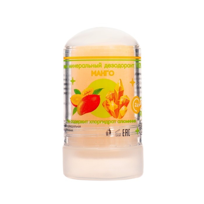 Минеральный дезодорант «Манго», 60 г Минеральный дезодорант «Манго», 60 г